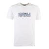 Blue Football Is For The Fans - White T-Shirt