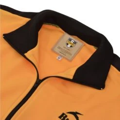 BUKTA Heritage Track Top Amber With Black Panels/Cuffs/W'Ba -Outlet Fitted Tops Store bukjamb2 2