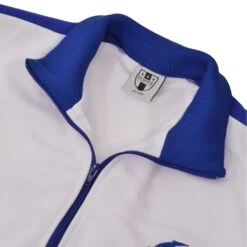 BUKTA Heritage Track Top White With Royal Panels/Cuffs/W'Ba -Outlet Fitted Tops Store bukjwhtr2 2