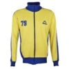 BUKTA Heritage Track Top Yellow With Royal Panels/Cuffs/W'B