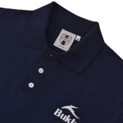 BUKTA Heritage Polo Navy With White Cuffs -Outlet Fitted Tops Store bukpnav2 2