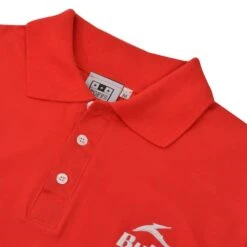 BUKTA Polo Red With White Cuffs -Outlet Fitted Tops Store bukpred1 2