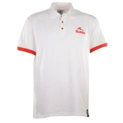 BUKTA Polo White With Red Cuffs