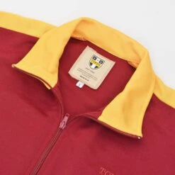 TOFFS Est 1990 Track Top - Maroon/Amber -Outlet Fitted Tops Store j0053 2