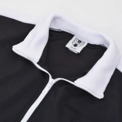 TOFFS Est 1990 Track Top - Black/White -Outlet Fitted Tops Store j0054 2