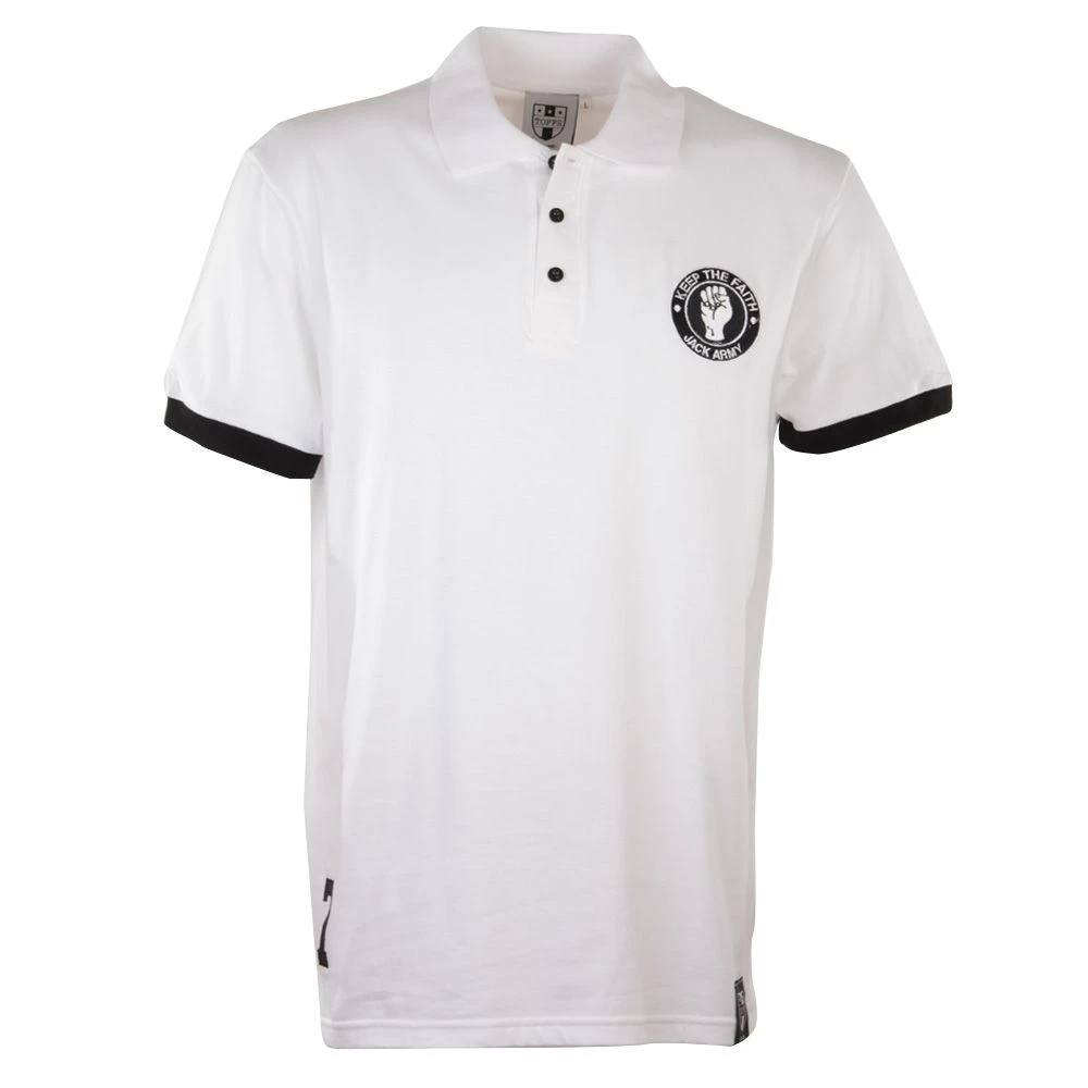 Swansea City No 7 White Polo Shirt 1 Swansea City No 7 White Polo Shirt