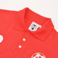 Canada No 8 Red Polo Shirt -Outlet Fitted Tops Store p0038 2