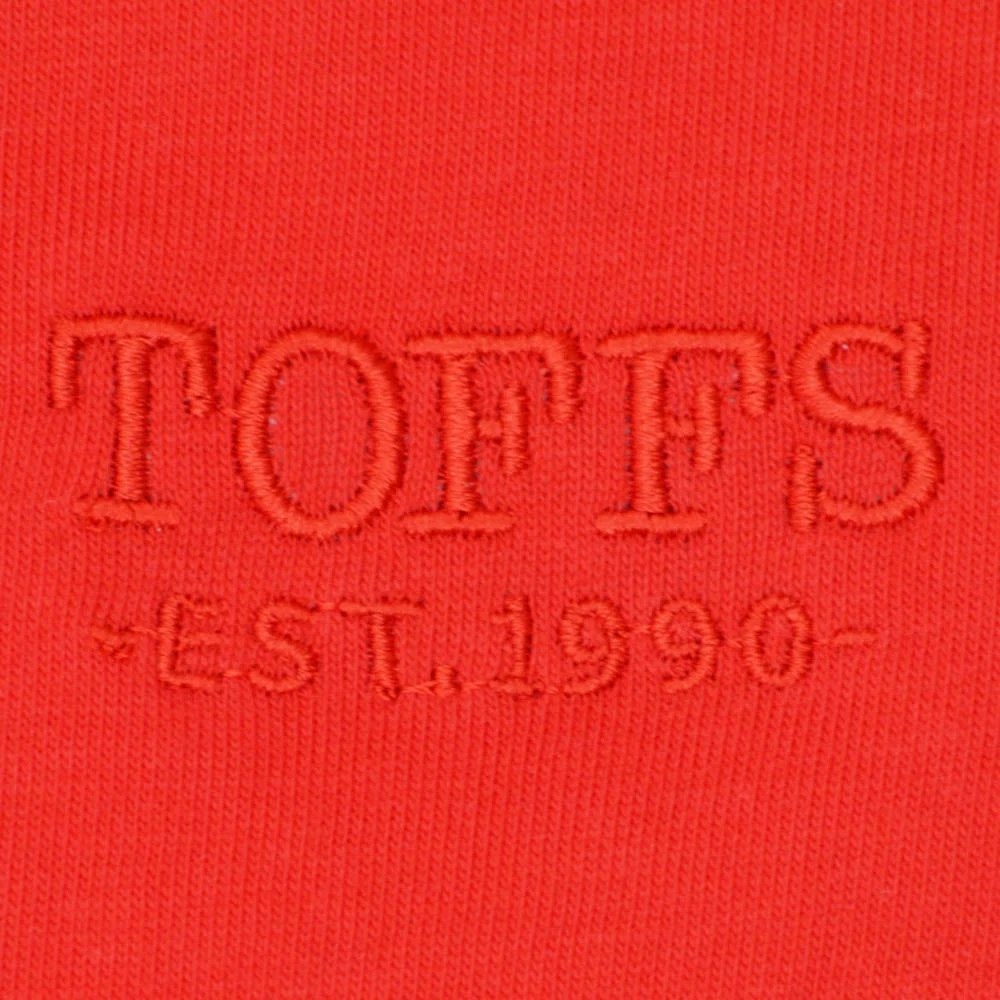 TOFFS Est 1990 Red Polo Shirt 2 TOFFS Est 1990 Red Polo Shirt - Image 2