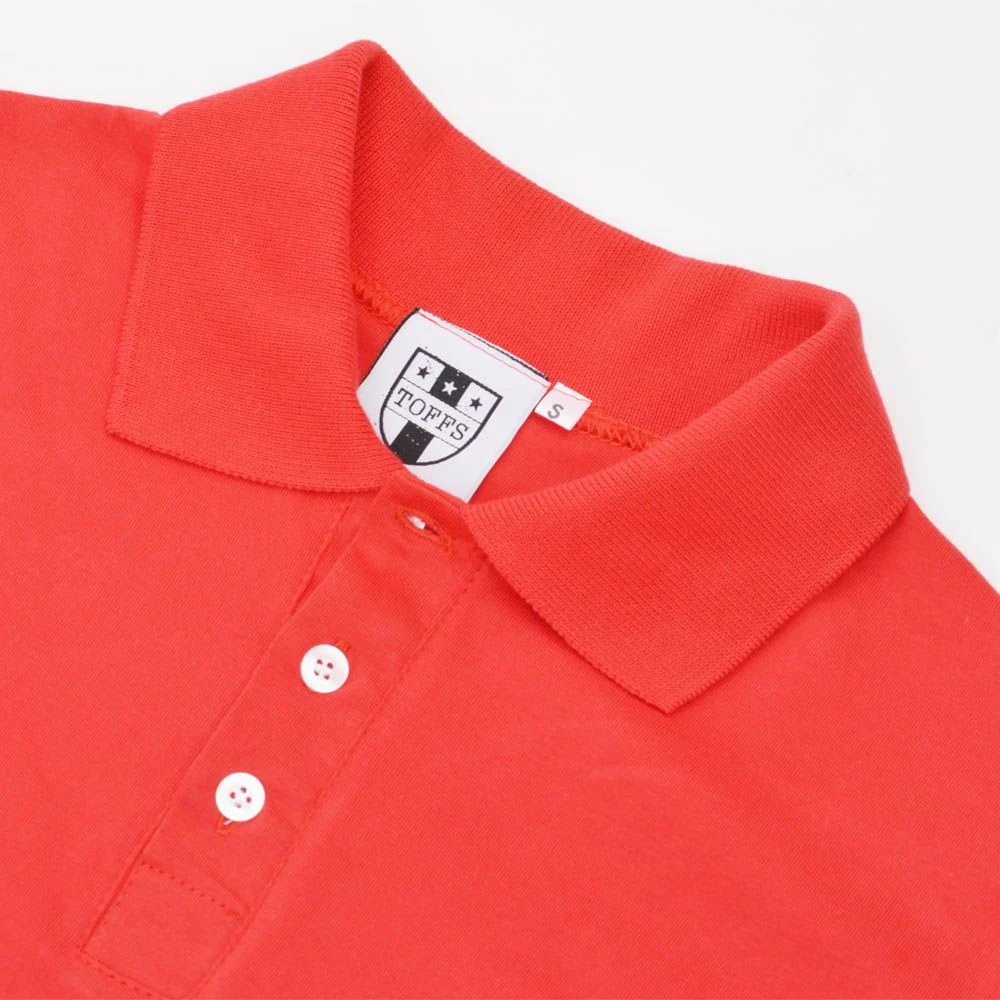 TOFFS Est 1990 Red Polo Shirt 3 TOFFS Est 1990 Red Polo Shirt - Image 3