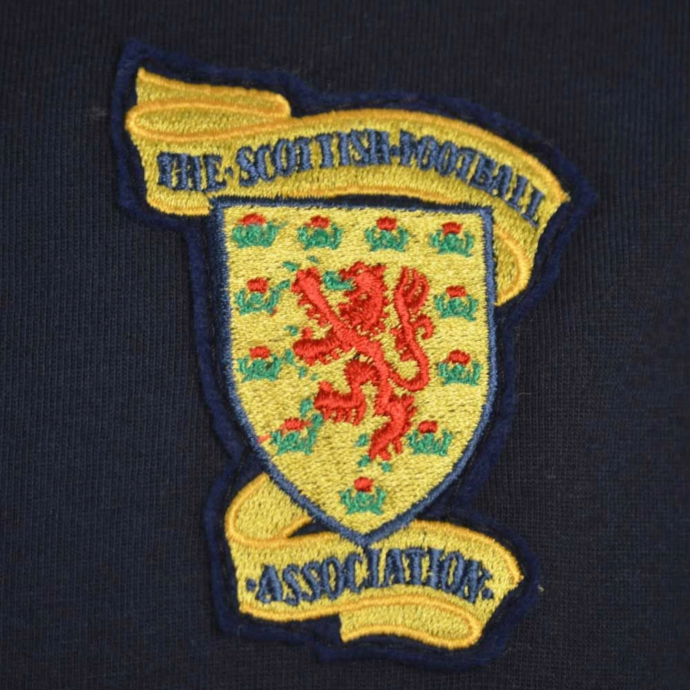 Scotland Football Club 1990 Navy T-Shirt 2 Scotland Football Club 1990 Navy T-Shirt - Image 2