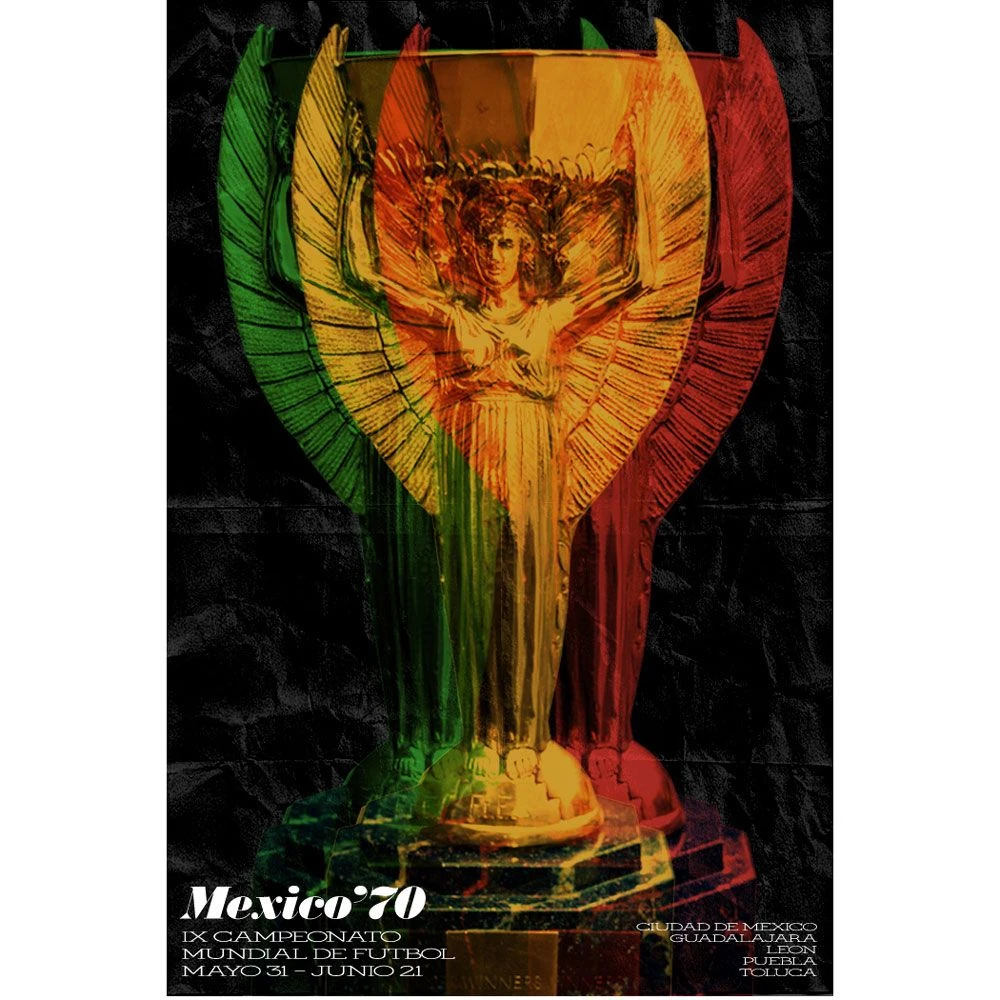 Pennarello: World Cup - Mexico 1970 T-Shirt - White 2 Pennarello: World Cup - Mexico 1970 T-Shirt - White - Image 2
