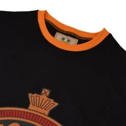TOFFS Belgique T-Shirt - Black/Amber -Outlet Fitted Tops Store print0089 1