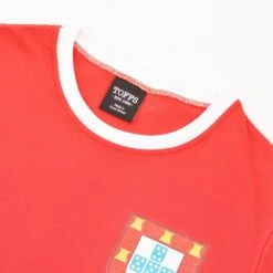 Portugal 12th ManT-Shirt - Red/White Ringer -Outlet Fitted Tops Store print0279 2