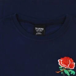 England Rugby T-Shirt - Navy -Outlet Fitted Tops Store t0092 2
