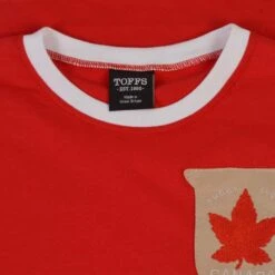 Canada Rugby T-Shirt - Red/White -Outlet Fitted Tops Store t0098 2