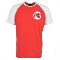 Norway Raglan Sleeve Red/White T-Shirt