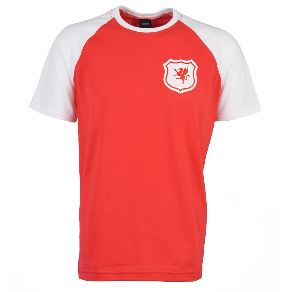 Wales Raglan Sleeve Red/White T-Shirt 1 Wales Raglan Sleeve Red/White T-Shirt