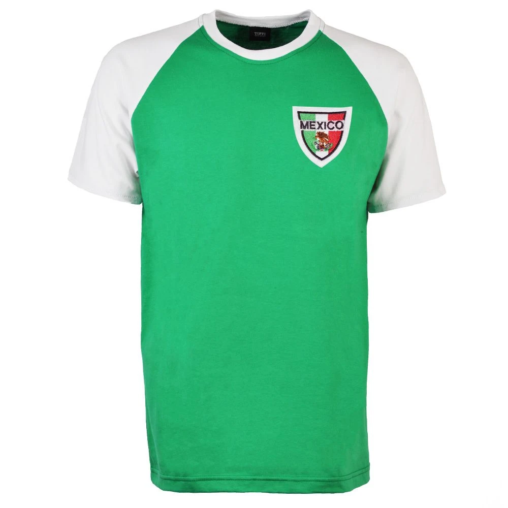 Mexico Raglan Sleeve Green/White T-Shirt 1 Mexico Raglan Sleeve Green/White T-Shirt
